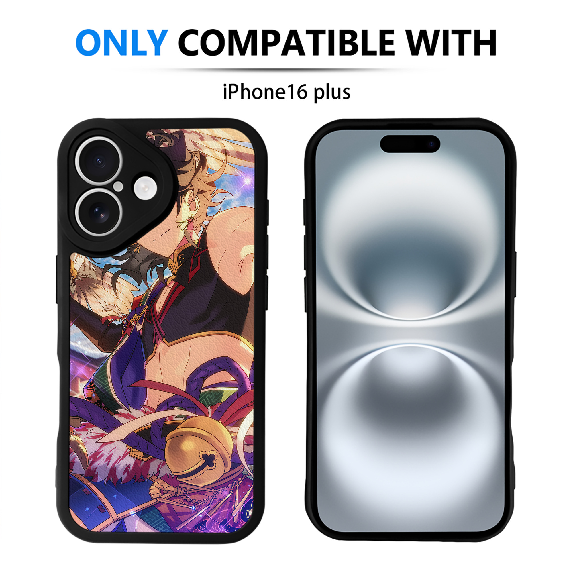 （画像用） あんさんぶるスターズ! Ensemble Stars 【iPhone 16シリーズ対応】シリコンスマホケース（レザー調） 材質：シリコン